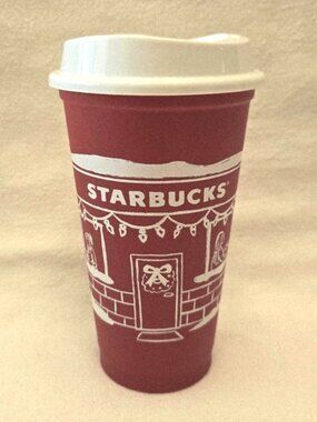 Starbucks Christmas Holiday 2025 Red Cup Day Reusable 16 oz. Cup. W/Lid. Ltd. Ed